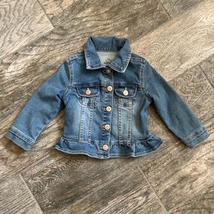 Jordache, Toddler Girls, 2T, Jean Jacket with Rhinestone Buttons